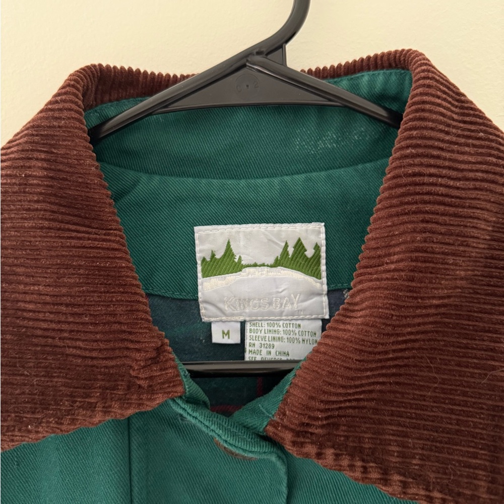 Green Barn Jacket Utility Jacket With Corduroy Co… - image 5